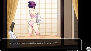 Walking into H House, I see my childhood friend stripping naked. Mom's old pal and her daughter watch in Inari S1E1!