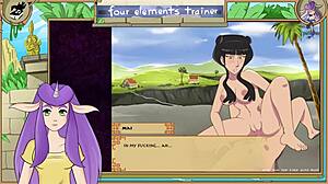 Avatar Four Elements Trainer Part 34: Anal Orgasm with Mai