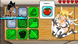 Milf Amanda átjött, és Marisa alig várja, hogy megcsókolja és kézimunkázzon