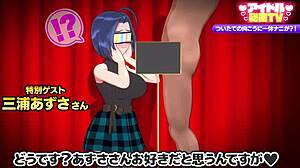 Azusa gir intens munnsex i 3D Hentai med vill sæd-suging