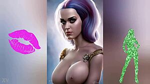 Hey, check out Katy Perry with huge tits in naked erotic AI art. Can you believe how stunning she looks?