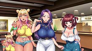 Kanochi x NTR семейный хентай игра часть 6 рвет шаблон