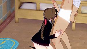 Aerith Gainsborough Hentai Πορνό με Κακό Τύπο σε Δράση