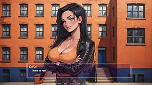 Cartoon Babe Rides Big Black Dildo in Shadows of Ambition Gameplay