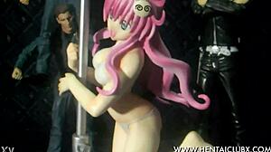 Anime girls sexy anime figure Lala is too hot to escape from