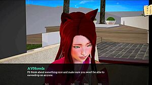 My New Family 302 showcases a redhead in wild anime game scenes