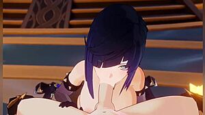 Chenlan Aline Creampie in Hot Hentai Scene