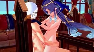 Layla’s Hardcore Office Sex with Jean in Genshin Impact 3D