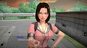 Taking a shower with a hot 3D MILF -bound by lust- gameplay