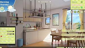 Joc harem hentai Summer Clover episod 18, sora călugăriță acoperită cu spermă în acțiune sissy cu pula mare