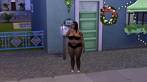 Fodendo com massagista in The Sims 4 - steamy 3D cartoon massage session.