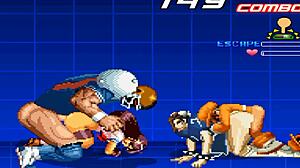 雅典娜和春丽在史诗漫画对决中激战