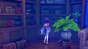 Dialogic Layla says, I’m giving a blowjob and getting pounded in Jean’s office, Genshin Impact full action