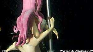 Anime girls sexy anime figure Lala is too hot to escape from