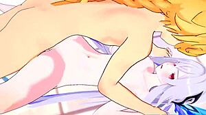 Skirk, the Genshin Impact character, gets pregnant in this hentai video