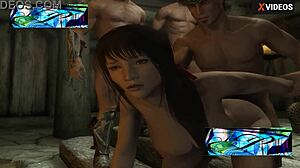 Hentai Syba Brunette Wizard Girl Joins Wild 4some Action