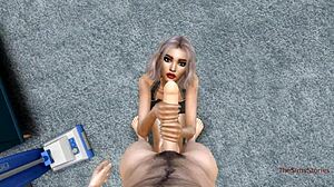 I’m stunned, husband cheated with a maid in hotel, creampie hentai action