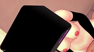 Enderwoman se quita el traje de baño para tener sexo