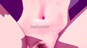 genshin impact - yelan shows off big tits in 3d anime