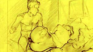 Wanna dive into my secret life with vintage hairy comic animations? It's crazy!