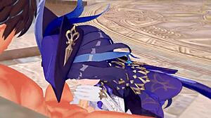 Clorinde Loves Riding Your Dick in 3D Hentai