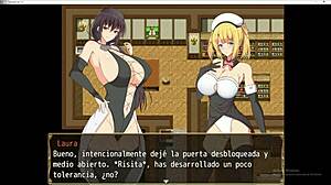 Charlotte’s Trip Parte 3 - Sexy Cowgirl and Bunny Costumes