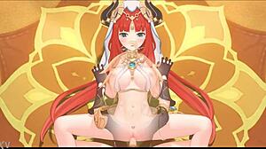 Passionate moments with Nilou in Genshin Impact