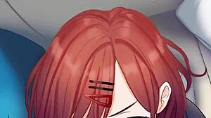 Anime Secretary Sucks for Quick Office Blowjob Thrill