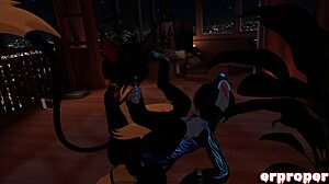 Two furry friends had a great time in Vrchat