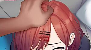 Anime Secretary Sucks for Quick Office Blowjob Thrill