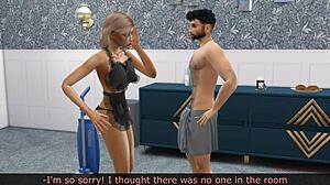 Cheating Wife Fucks Maid in Hotel Hentai