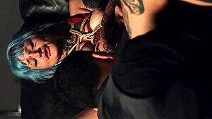 Emo goth sg model sparks intense, thrilling 1on1 encounters