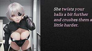 Faygrey превращает 2B в суку с интенсивным JOI и унижением