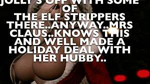 The Milf Who Saved Christmas with Her Big Assets and Interracial Fun