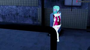 Explore rainy Cyberpunk night city with stunning Rebecca