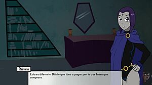 I banged Starfire and spied on Raven fingering herself. 18Titans chapter 2 is wild in Spanish!