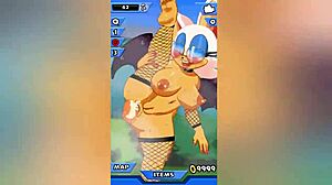 Kinky rouge is fucking two cocks and squirting with every cumshot