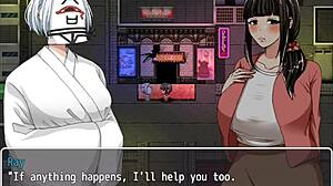 Женщина находит странные работы в странном городском районе - Ayakos Scramble 6