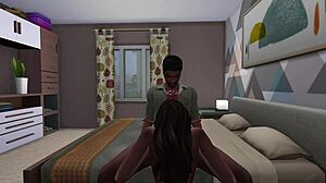 Real Indian couple's passionate action with a hot auntie, showcasing authentic desi masala heat
