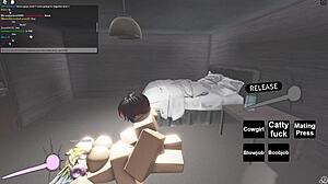 Jebanje vruće Roblox kurve u španskoj akciji. Velika dupe i veštine pušenja su nenadmašne!