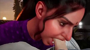 Indian Desi Wife Aisha Hardfucked by Old Perv Friend in 3D