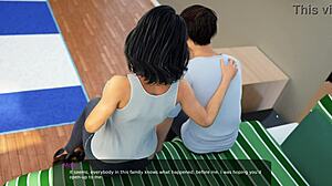 First part of the game Milfy City with 3D porn