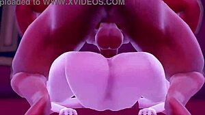 Wild Group Action with 3D Cartoon Anime Characters