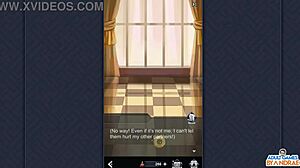 Ласкаю сиськи и соски Эдит в извращенной тин гейм 18+ эп1 - король извращений