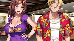 Что творится в хентай семейной оргии игре часть 1?