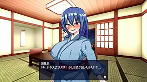 Forced shared room leads to hentai blowjobs in gallery 1