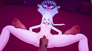 Wild Group Action with 3D Cartoon Anime Characters