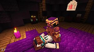 Block Woman and Man in Wild 3D Action