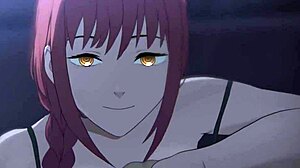 Makima’s reward for Denji after work is a hot fuck