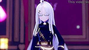 Hina Megane dalam Kartun 3D Anime: Wow, Tengok Tu!